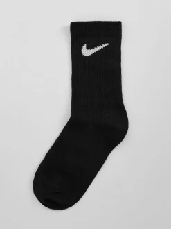 Nike Noir - Chaussettes Col rond pour petits enfants 6 Lot Hot