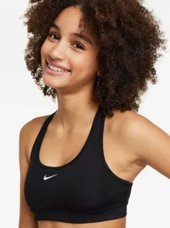 Nike - soutien-gorge Dri-FIT Swoosh Noir Hot