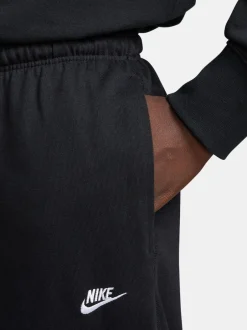 Nike Noir - Vêtements de sport Club Knit Open Hem 100% Cotton Joggers Outlet