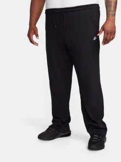 Nike Noir - Vêtements de sport Club Knit Open Hem 100% Cotton Joggers Outlet