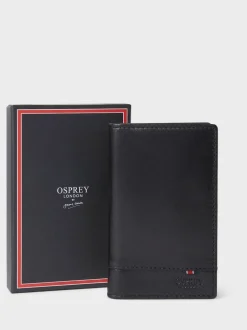 Osprey London Noir - portefeuille de robe en cuir micro cuir Clearance