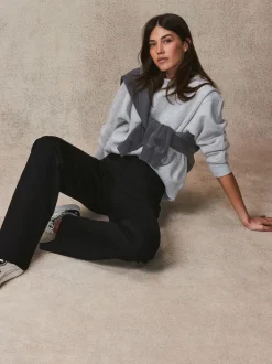 Next Noir - Pantalon ample en jersey point de Rome lissant Hot