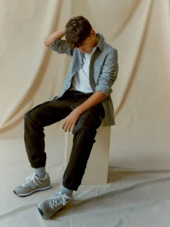 Next - Pantalon cargo (3-16ans) Noir Sale