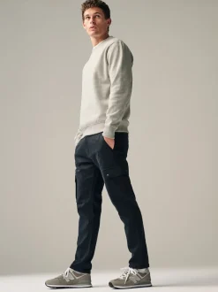 Next Noir - Pantalon cargo coupe ajustée Motionflex stretch Discount