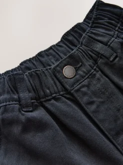 Next Noir - Pantalon cargo en coton tissé en sergé (3-16ans)