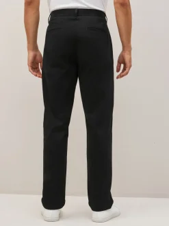 Next Noir - Pantalon chino droit 100% coton Best