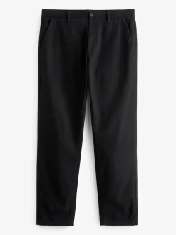 Next Noir - Pantalon chino droit 100% coton Best