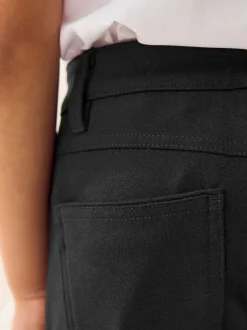 Next Noir - Pantalon d'école skinny extensible en jersey (3-18ans) Online