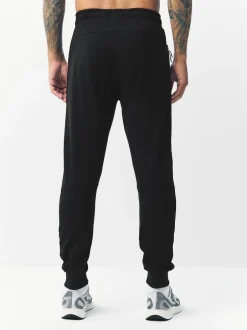 Next Noir - Pantalon de jogging en interlock doux au toucher à poignets Best
