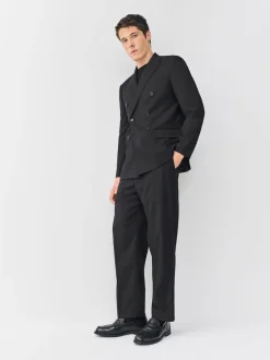 Next Noir - Pantalon de smoking coupe décontractée New