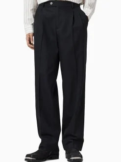 All Saints Noir - Pantalon droit AllSaints Tallis Outlet