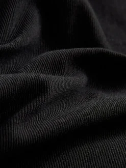 Next - Pantalon large en denim de jersey Noir Hot