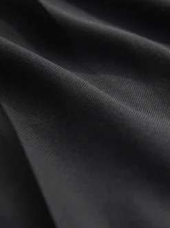 Next Noir - Pantalon élégant plissé coupe décontractée Clearance