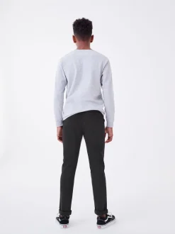 Next Noir - Pantalon Pull-On à Taille Côtelée (3-16ans) Discount