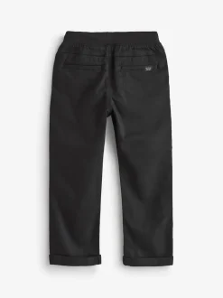 Next Noir - Pantalon Pull-On à Taille Côtelée (3-16ans) Discount