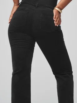 Next Noir - Pantalon sablier bootcut en velours côtelé Discount