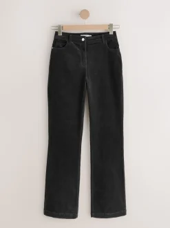 Next Noir - Pantalon sablier bootcut en velours côtelé Discount