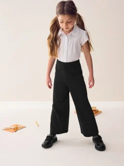 Next Noir - Pantalons Amples en jersey extensible en coton riche (3-17ans) Discount