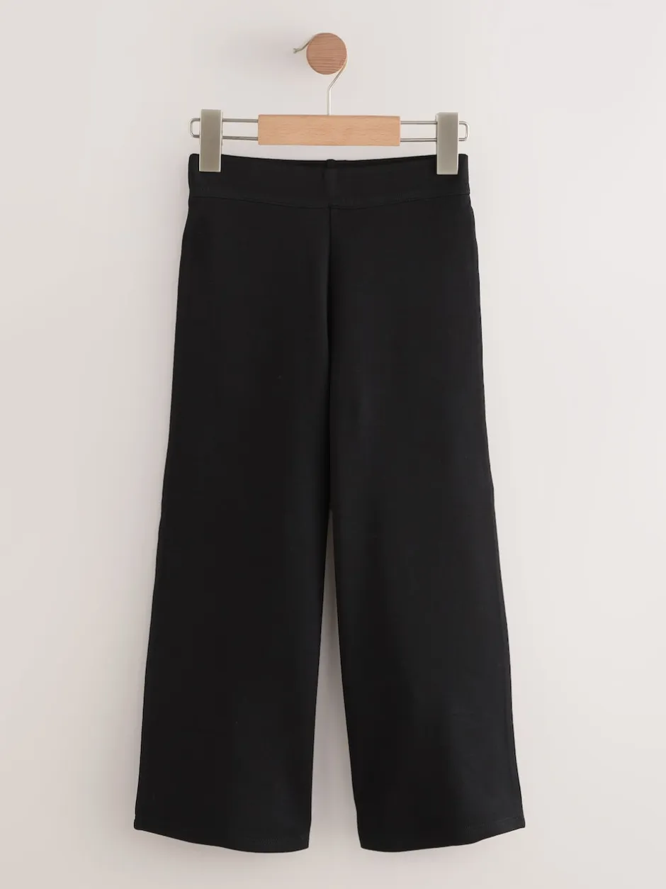 Next Noir - Pantalons Amples en jersey extensible en coton riche (3-17ans) Discount