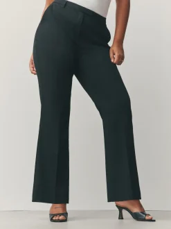 Next Noir - Pantalons bootcut Ajusté Hourglass Sale