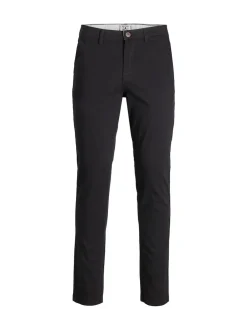 JACK & JONES Noir - Pantalons chino slim/coupe slim Online