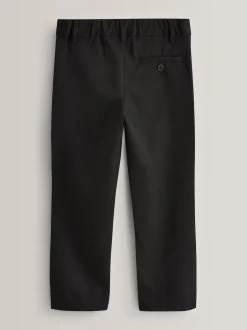 Next Noir - Pantalons d’école à taille standard coupe standard (3-17ans) Discount