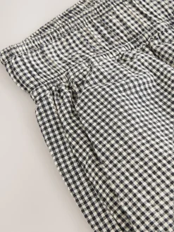 Next Noir - Pantalons Jambe large Vichy Hot