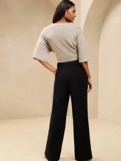 Lipsy Noir - Pantalons larges Premium New