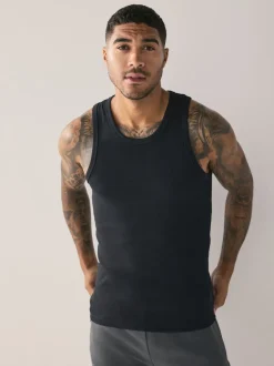 Next Noir - Paquet de gilets à côtes 5 Sale