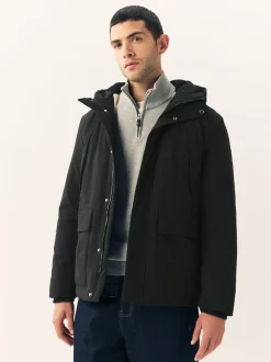 Next Noir - Parka ThermoGen avec doublure en peau de mouton Sale