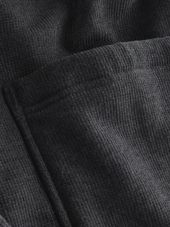 Next Noir - Peignoir texturé en velours côtelé Outlet