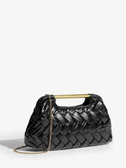 Lipsy Noir - Pochette à poignée tissée Sale