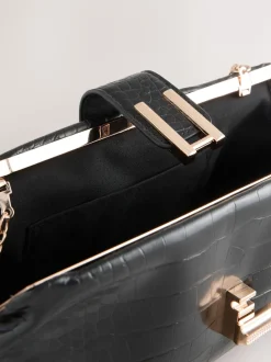 Next Noir - Pochette croco en PU Best