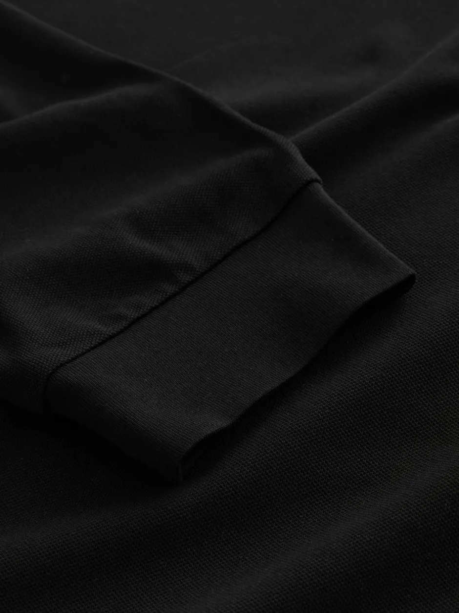 Next Noir - Polo à liserés Clearance