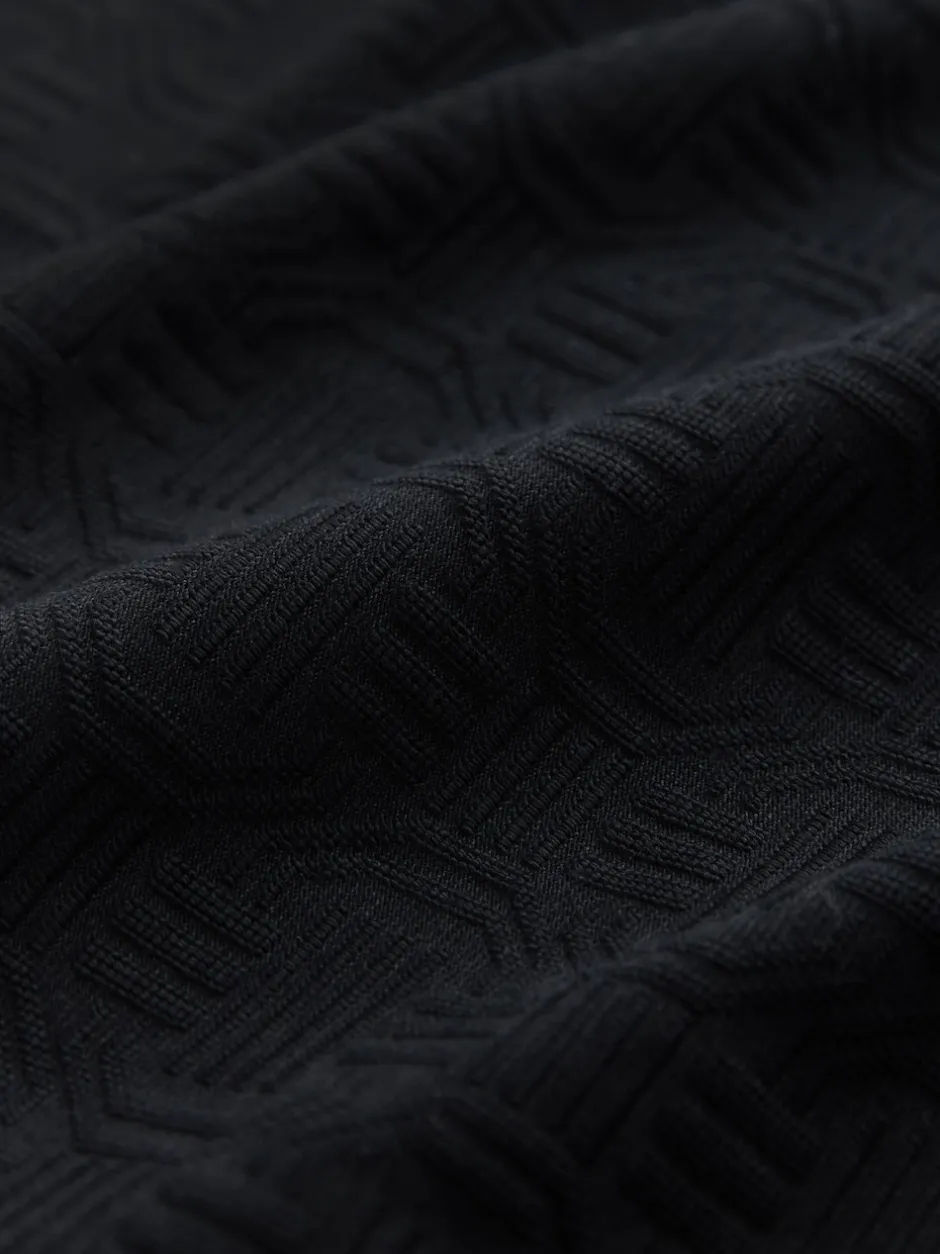 Next Noir - Polos chics à col zippé