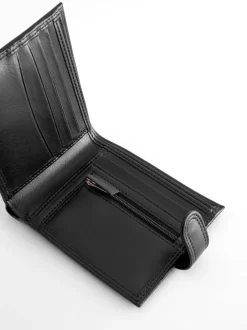 Next Noir - Portefeuille à bouton-pression Online