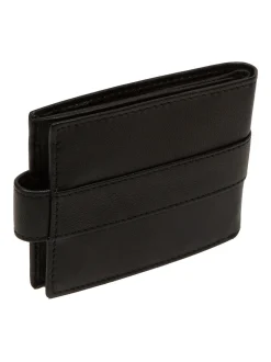 Cultured London Noir - Portefeuille en cuir « Leo » Online