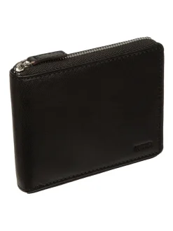 Cultured London Noir - Portefeuille en cuir 'James' Hot