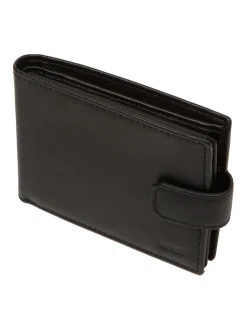 Cultured London Noir - Portefeuille en cuir « Max » New