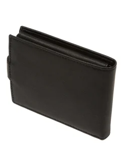 Cultured London Noir - Portefeuille en cuir « Max » New