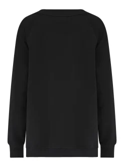 Pour Moi Noir - le Sweat-shirt Décontracté à Col en V le plus doux pour le repos Discount
