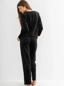 Pour Moi Noir - Velour Lounge Pyjamas Set Discount