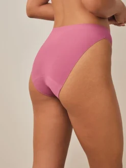Next Noir / Praline nude / Rose fleuri - Lot de 4 culottes menstruelles à débit moyen Invisible Sale