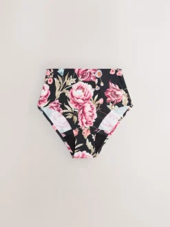 Next Noir / Praline nude / Rose fleuri - Lot de 4 culottes menstruelles à débit moyen Invisible Sale