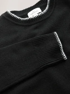 Next Noir - Pull d’allaitement en maille Grossesse Discount