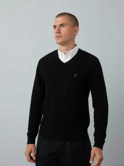 Next Noir - Pull Oxford texturé coupe classique Hot