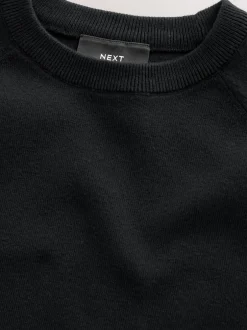 Next Noir - Pull scolaire en maille à col rond (3-16ans) New