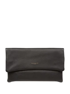Pure Luxuries London - Pochette Amelia Nappa en cuir Noir New