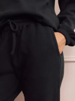 Next - Pyjama à manches longues Cosy Waffle Noir