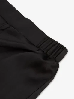 The Little Tailor Noir - Pyjama de Noël boutonné en satin pour enfant New